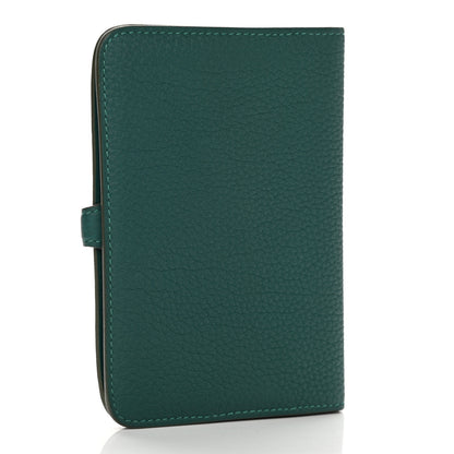Hermes Togo Dogon Compact Wallet Malachite 3 of 8