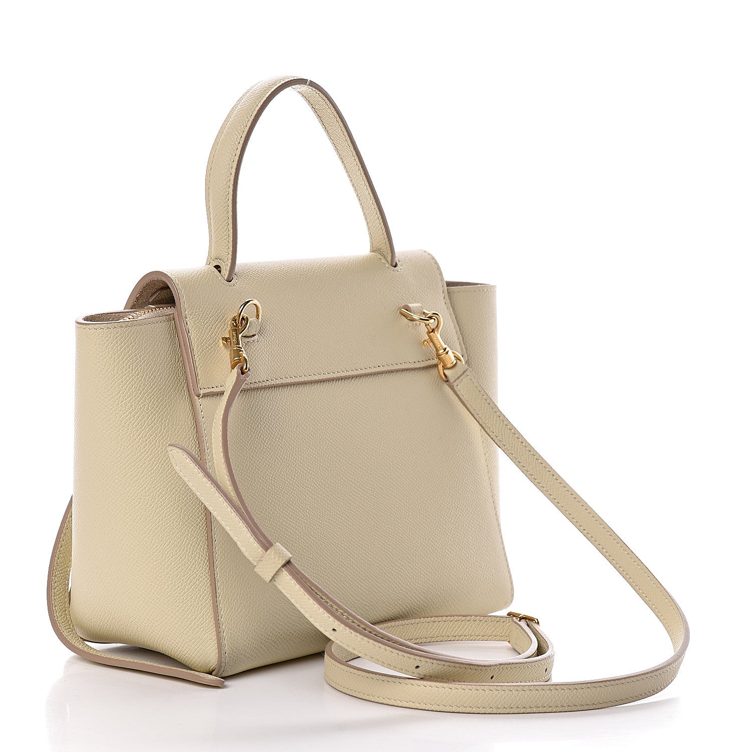 Celine Grained Calfskin Nano Belt Bag Linen 3 of 11
