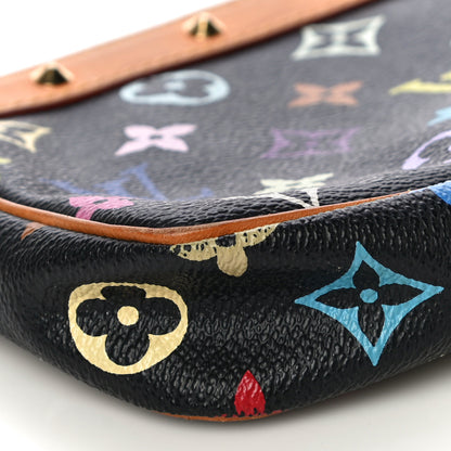 Louis Vuitton Monogram Multicolor Pochette Accessories Black 12 of 20