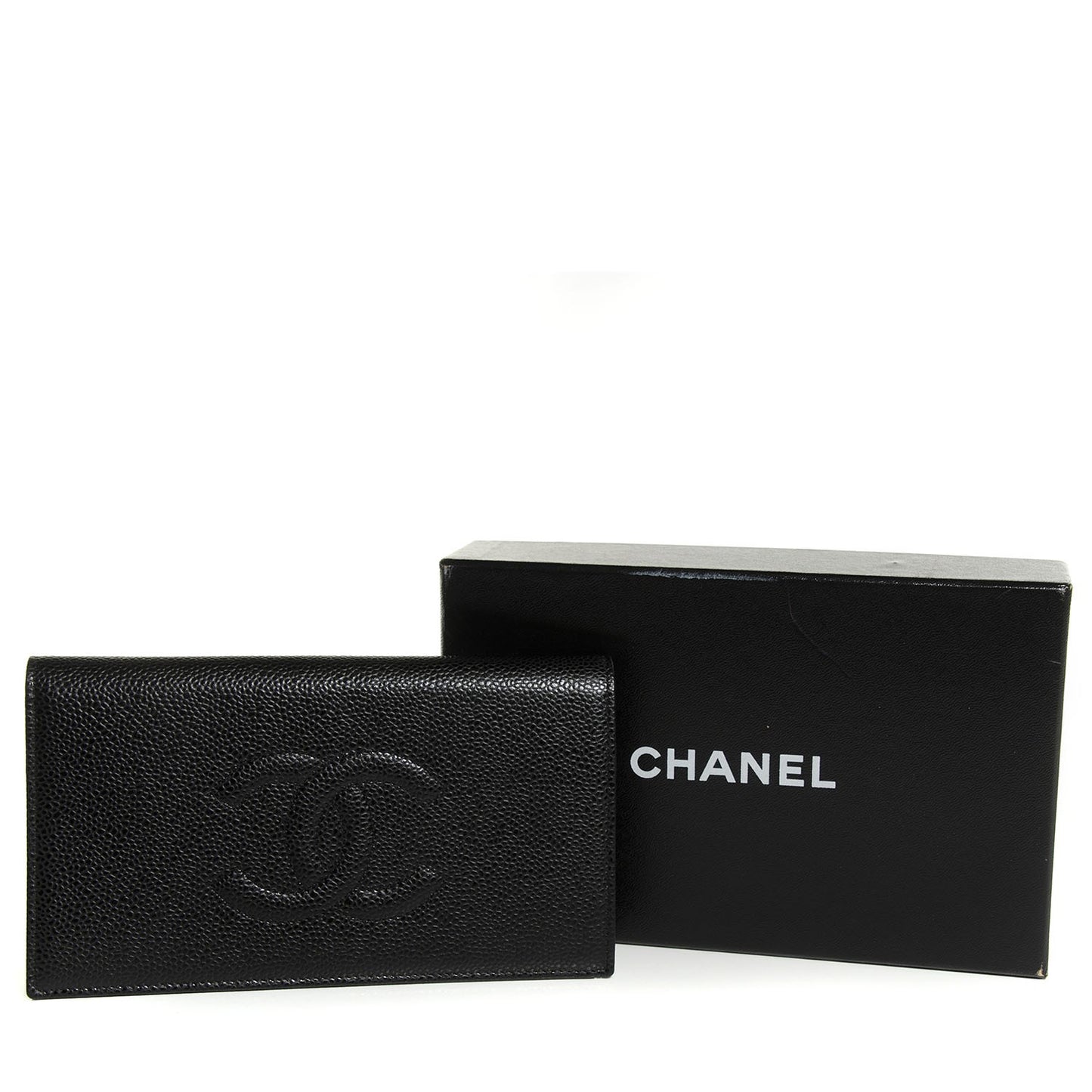 Caviar Timeless CC Yen Wallet Black