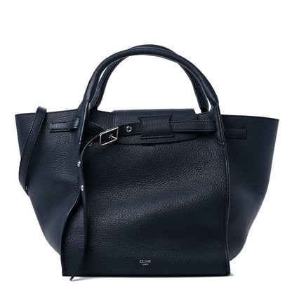 Celine Supple Grained Calfskin Small Big Bag Dark Blue 1 of 15