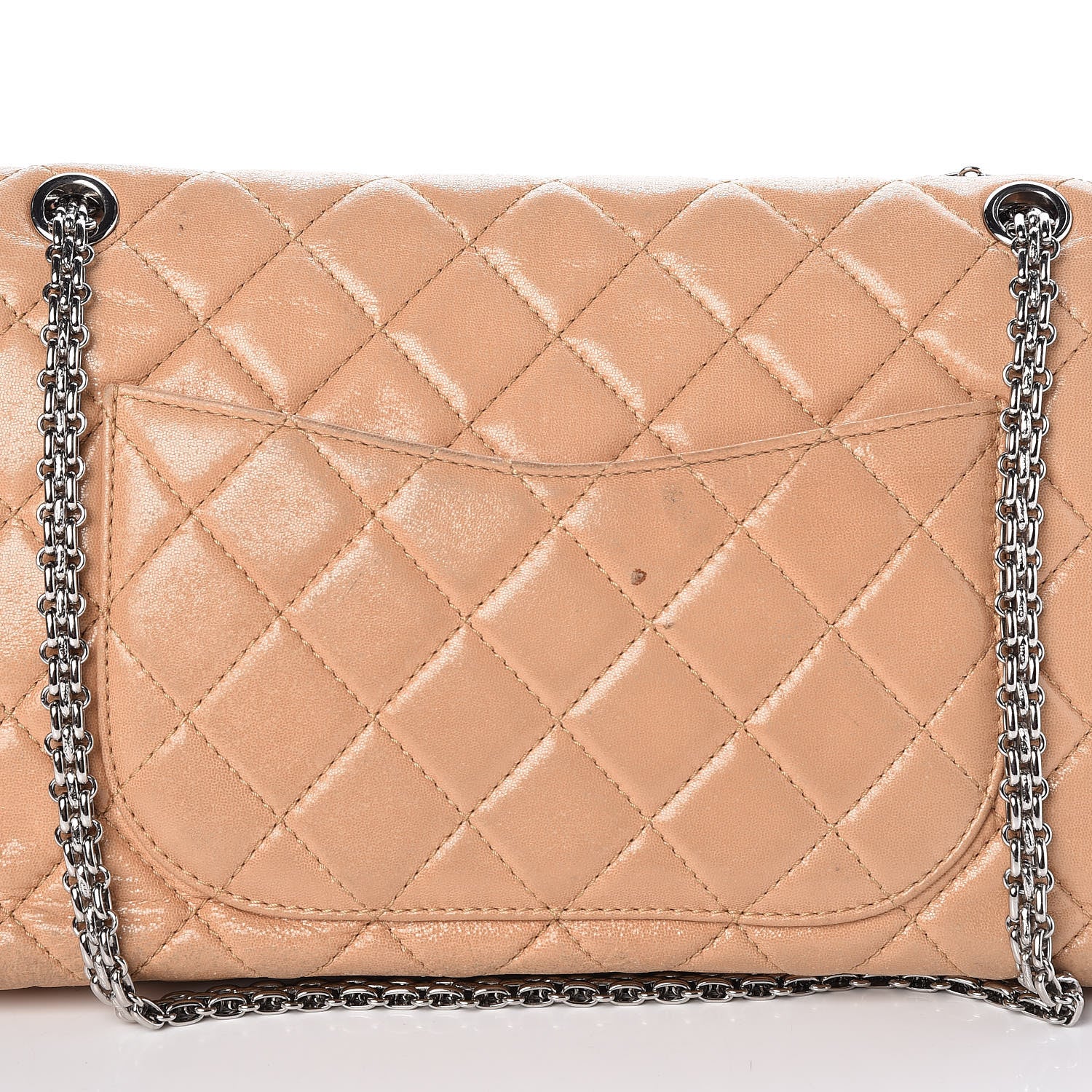 Chanel Iridescent Calfskin Quilted 2.55 Reissue 227 Flap Beige 15 of 25