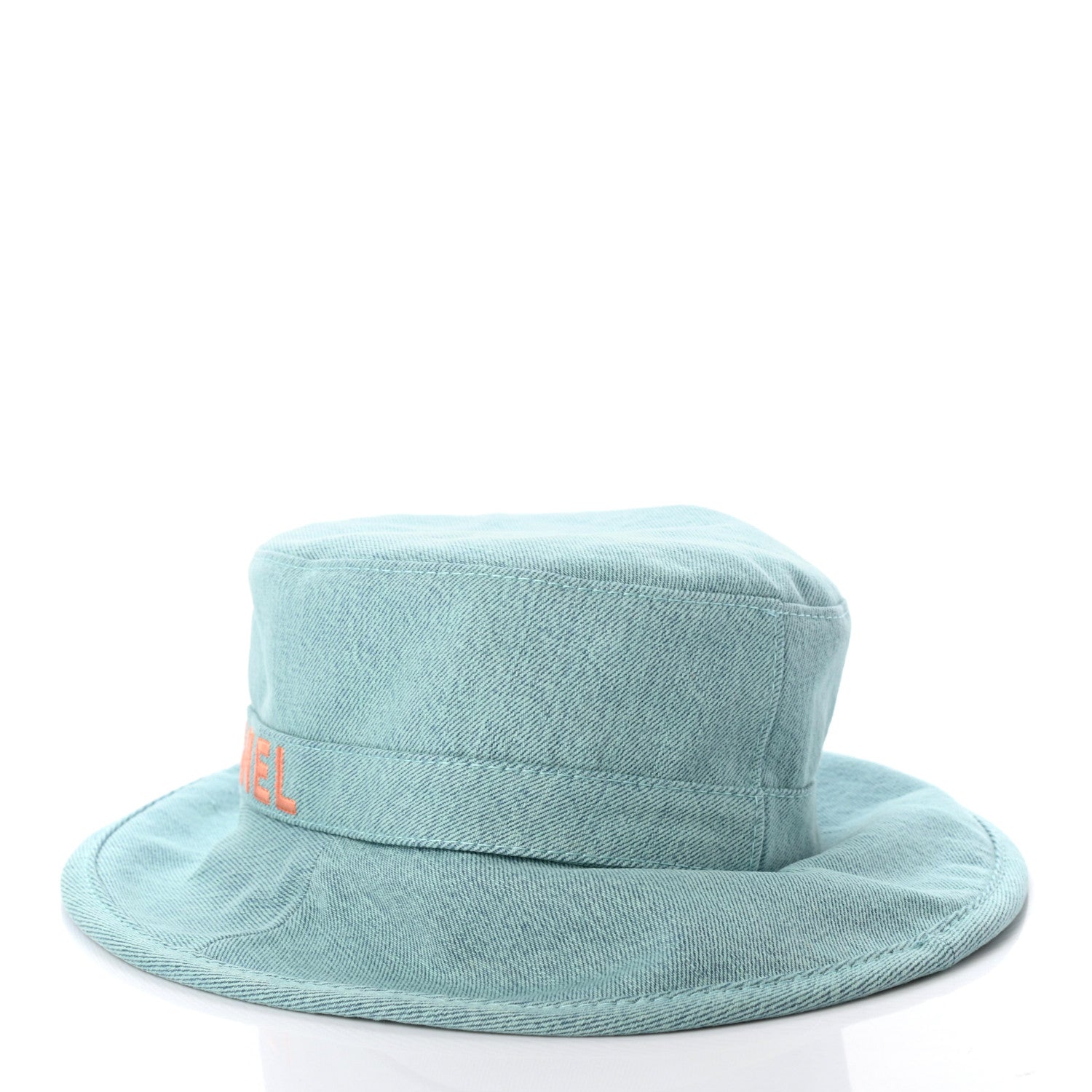 Chanel Denim CC Bucket Hat M Light Blue 4 of 8