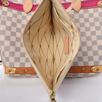 Louis Vuitton Damier Azur Summer Trunks Hawaii Neverfull MM 7 of 11