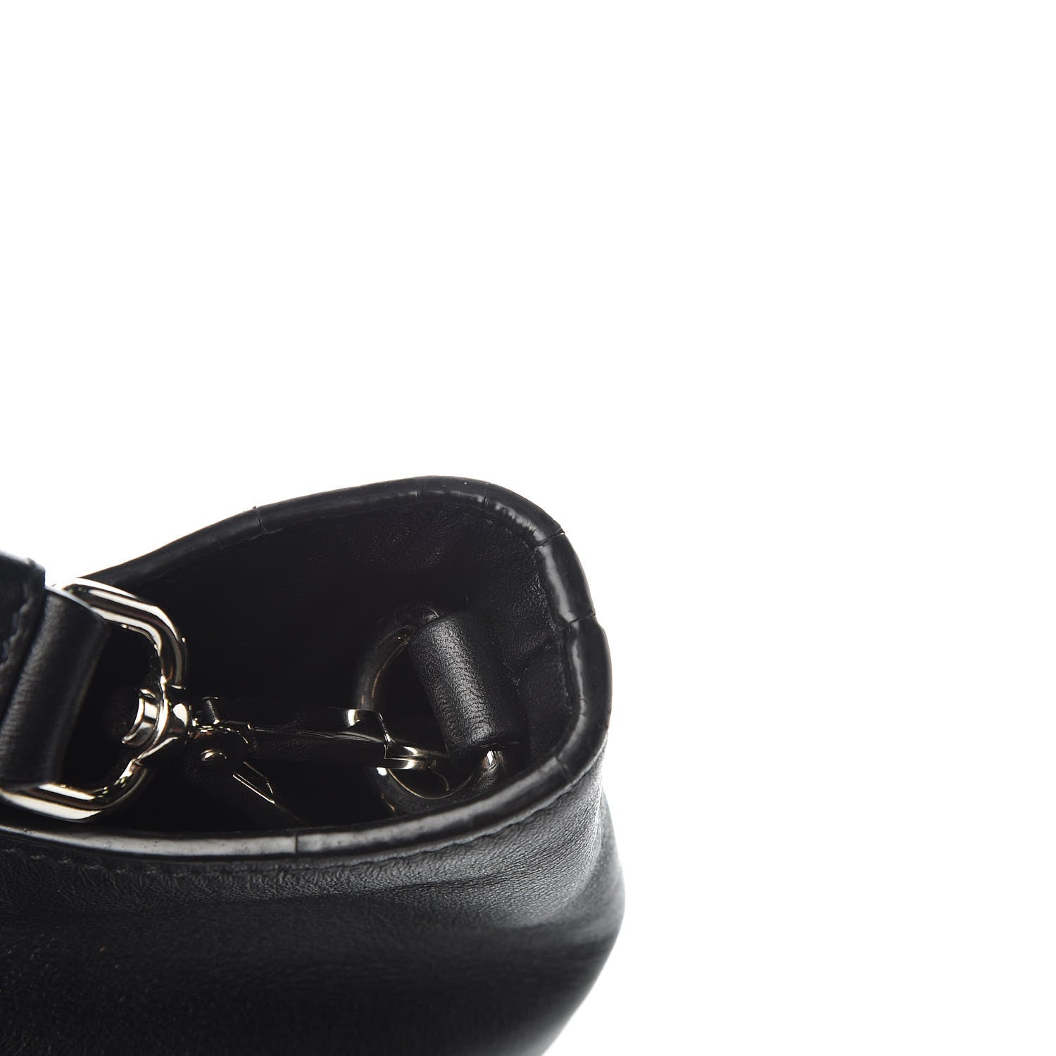 Prada Soft Calf Shopping Tote Black 11 of 13