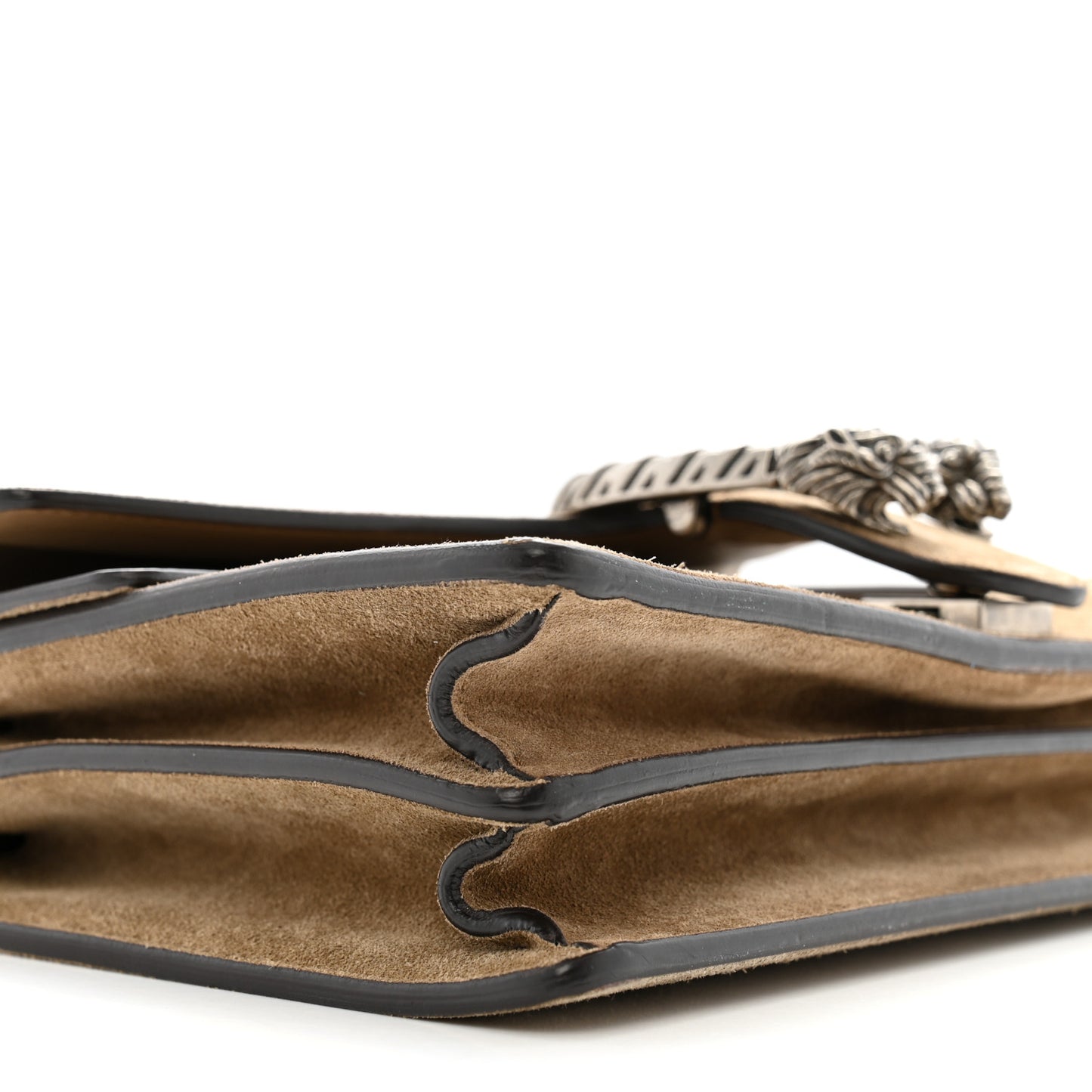 Suede Small Dionysus Shoulder Bag Taupe