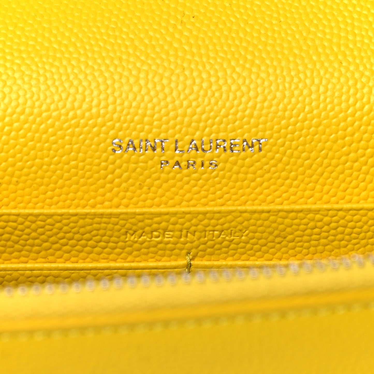 Grain De Poudre Classic Monogram Kate Tassel Chain Wallet Mimosa