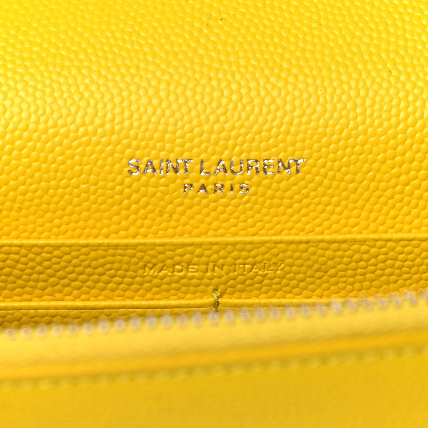 Saint Laurent Grain De Poudre Classic Monogram Kate Tassel Chain Wallet Mimosa 5 of 10