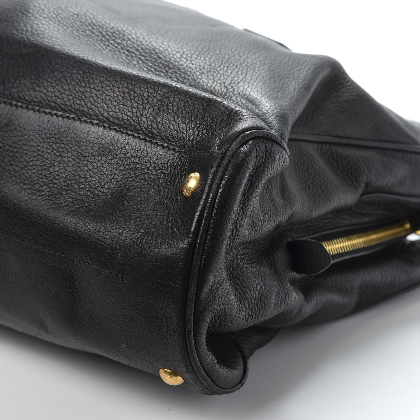 Goatskin Shoulder Bag Black