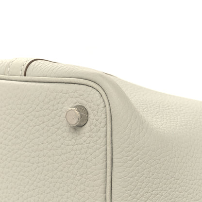 Hermes Taurillon Clemence Picotin Lock 18 PM Gris Perle 12 of 13