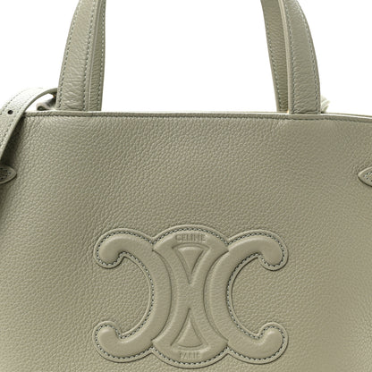 Celine Grained Calfskin Triomphe Mini Cabas Anais Light Clay 8 of 12