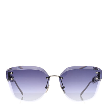Louis Vuitton Metal LV Jewel Sunglasses Z2142U Silver Grey 2 of 6