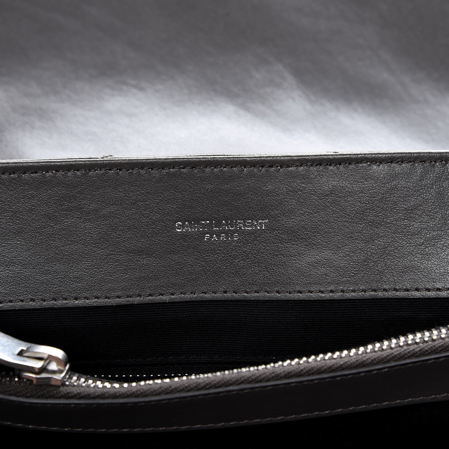 Saint Laurent Calfskin Y Quilted Monogram Medium Loulou Chain Satchel Earth 6 of 6