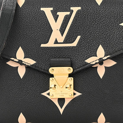 Louis Vuitton Empreinte Monogram Giant Pochette Metis Black Beige 7 of 17