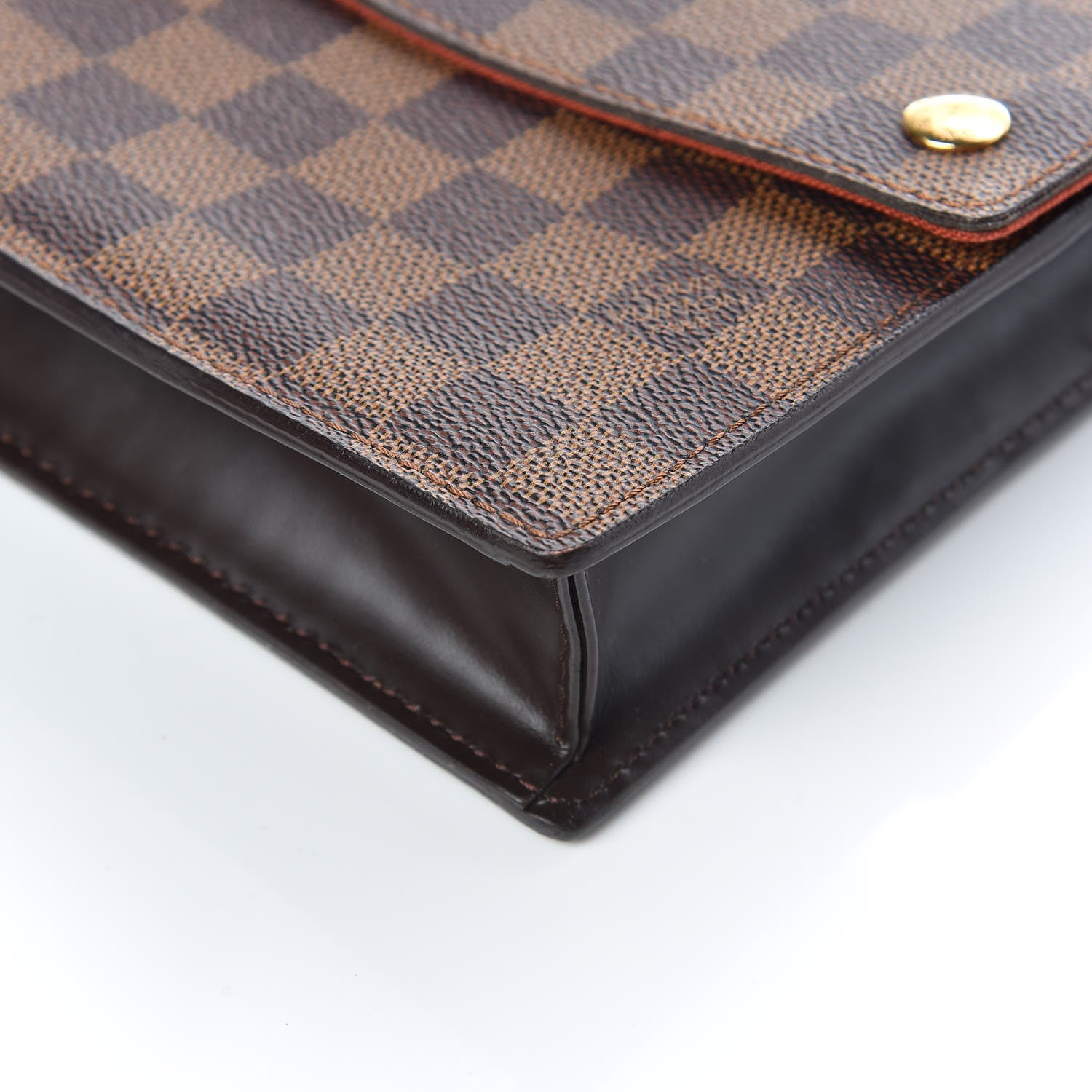 Louis Vuitton Damier Ebene Portobello Travel Shoulder Bag 9 of 9