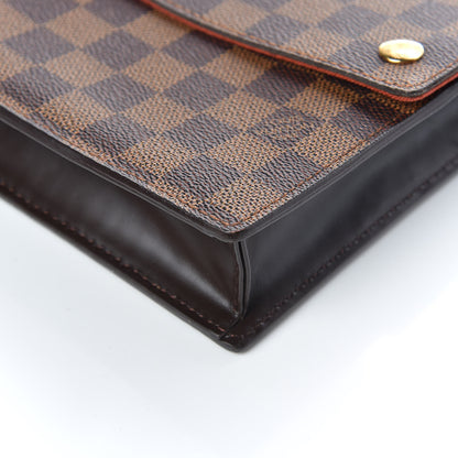 Louis Vuitton Damier Ebene Portobello Travel Shoulder Bag 9 of 9