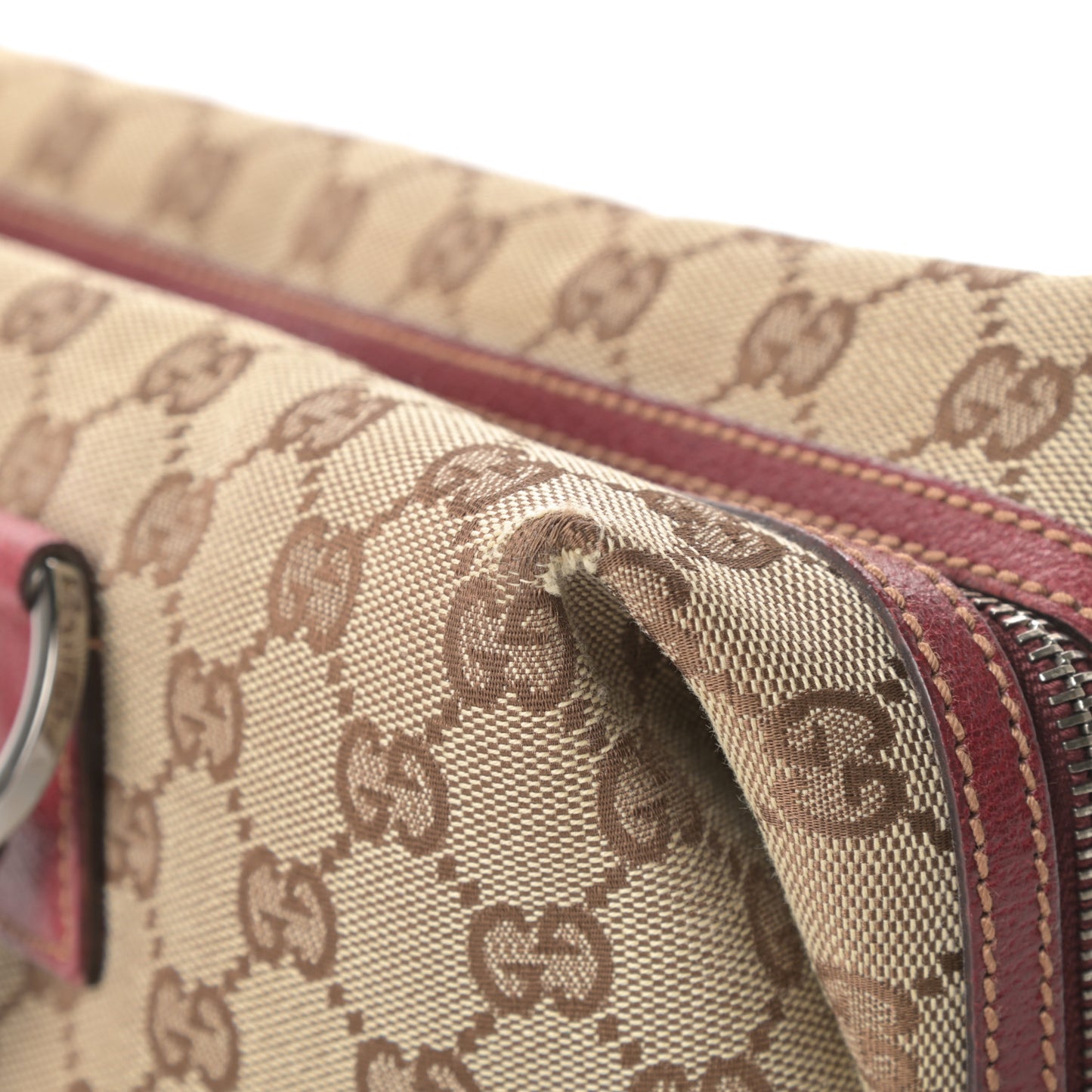 Monogram Small Boston Red