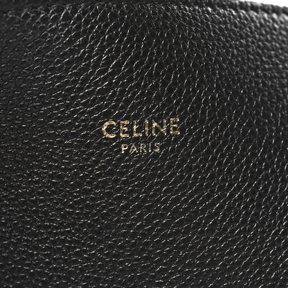 Celine Soft Grained Calfskin Small Belt Cabas Phantom Black 6 of 10