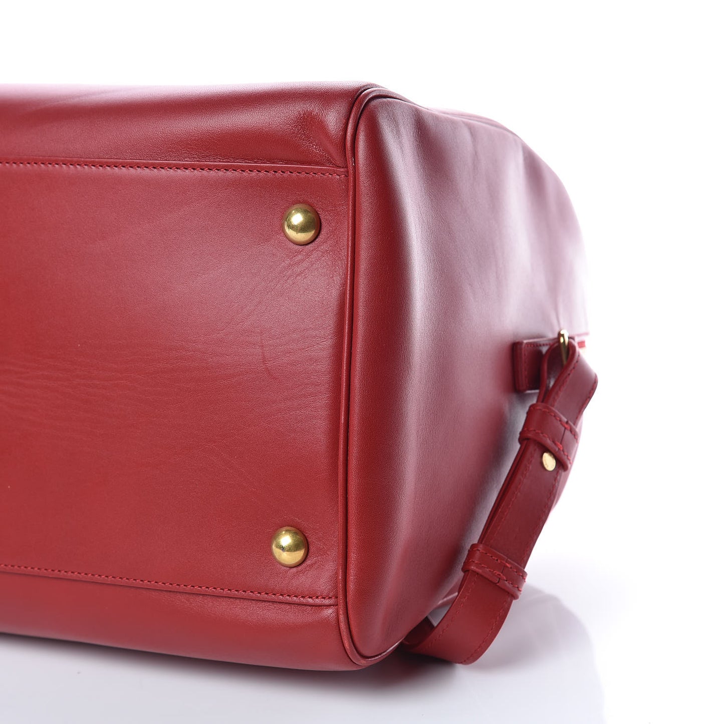 Calfskin Classic Duffle 12 Red