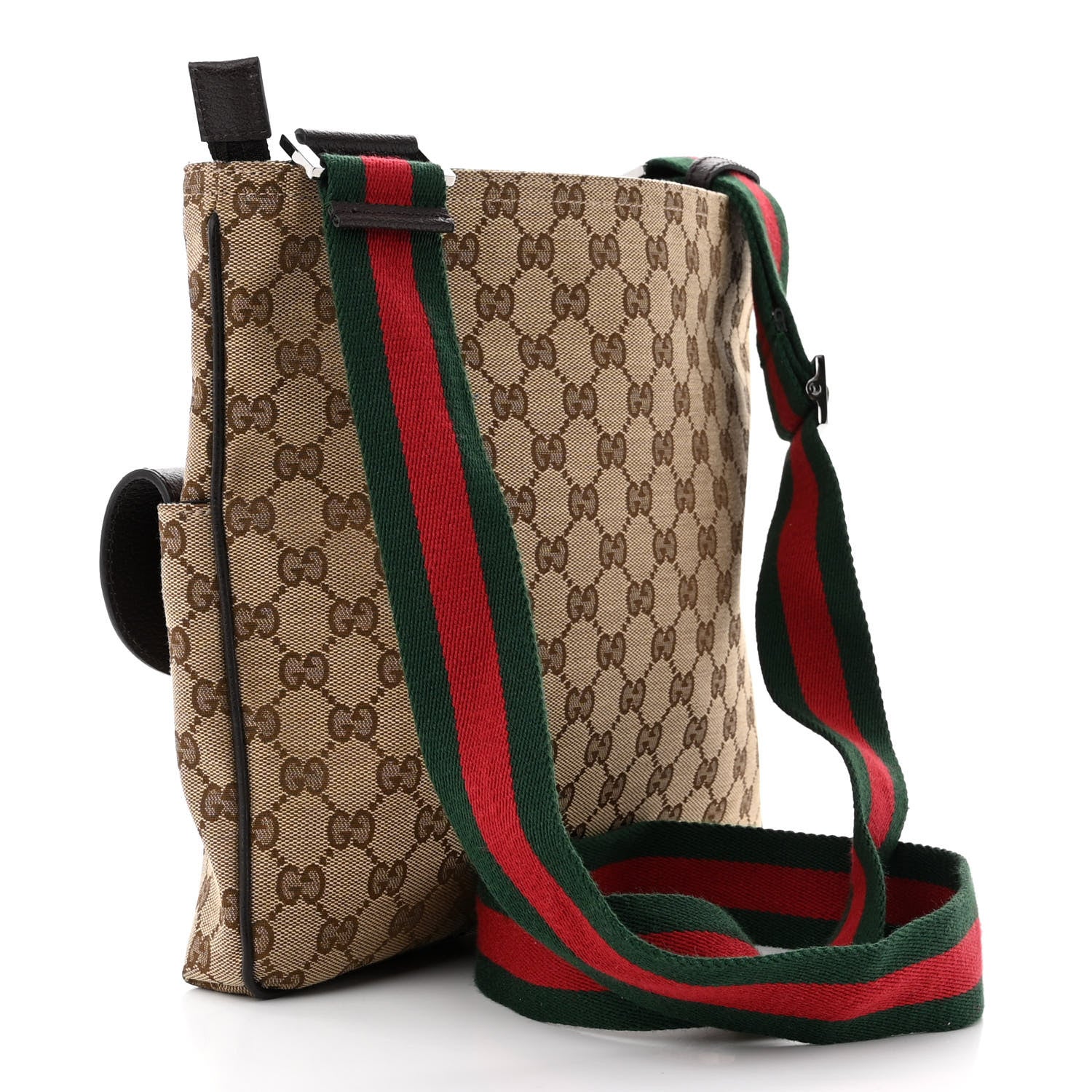 Gucci Monogram Signature Web Small Messenger Brown 3 of 10