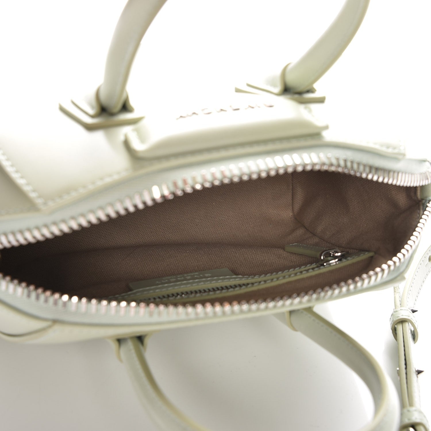 Givenchy Shiny Lord Calfskin Mini Antigona Aqua Green 6 of 8