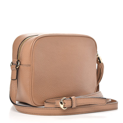Gucci Pebbled Calfskin Small Soho Disco Bag Camelia 3 of 10