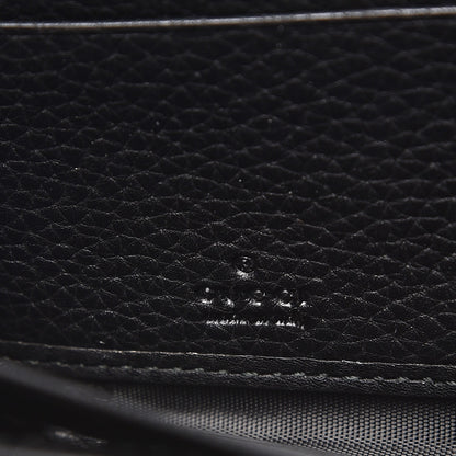 Gucci Cellarius Calfskin GG Marmont Charm Zip Around Wallet Black 6 of 8
