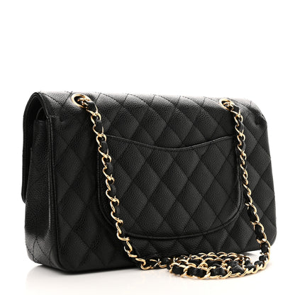 Chanel Caviar Quilted Medium Double Flap Black 3 of 11
