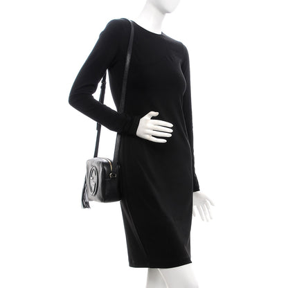 Gucci Pebbled Calfskin Small Soho Disco Bag Black 2 of 9