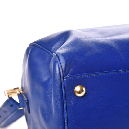 Saint Laurent Calfskin Classic Duffle 6 Blue 9 of 13