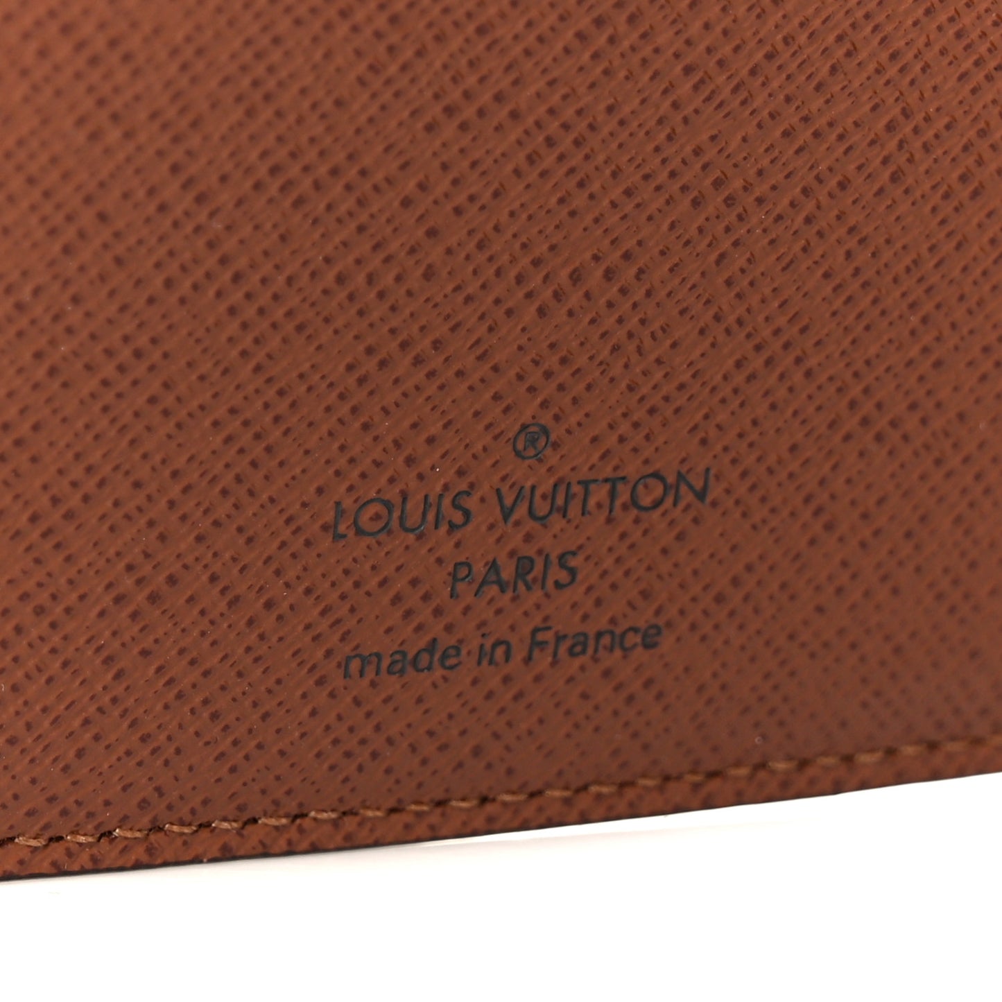 Monogram Desk Agenda Cover