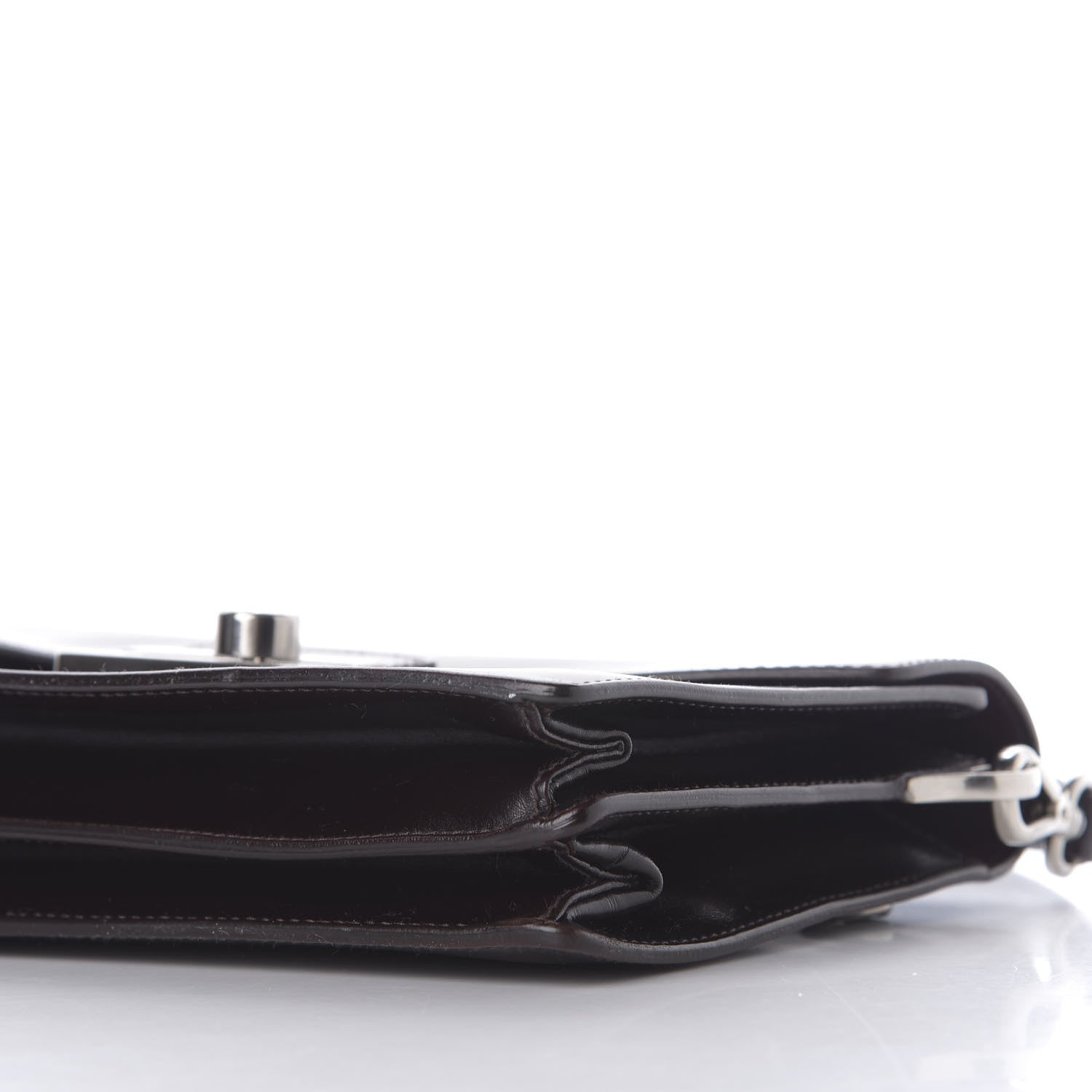 Prada Vitello Sound Shoulder Bag Mosto 7 of 9