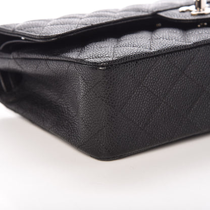 Chanel Caviar Quilted Medium Double Flap Black 5 of 10
