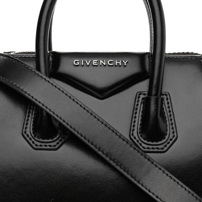 Givenchy Shiny Lord Calfskin Mini Antigona Black 8 of 10