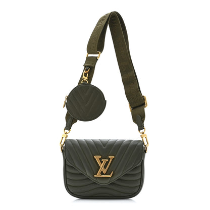 Louis Vuitton Calfskin New Wave Multi Pochette Kaki 1 of 10