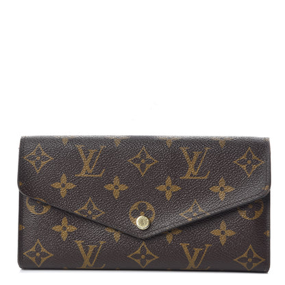 Louis Vuitton Monogram Sarah Wallet NM 1 of 9