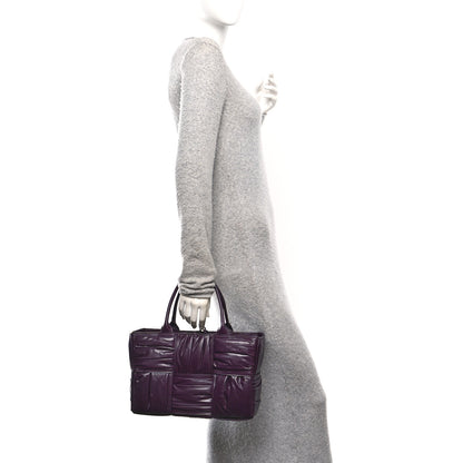 Bottega Veneta Foulard Intrecciato Pleated Medium Arco Tote Dark Mystic 2 of 10