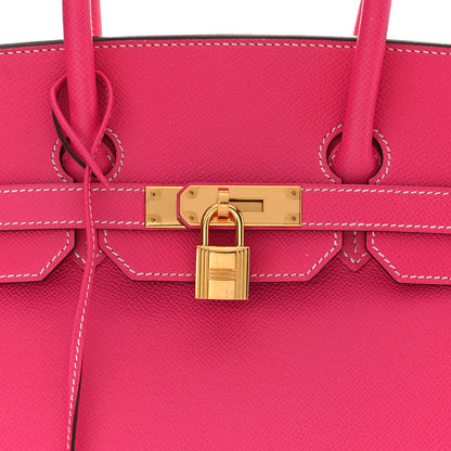 Hermes Epsom Birkin 35 Rose Tyrien 8 of 14