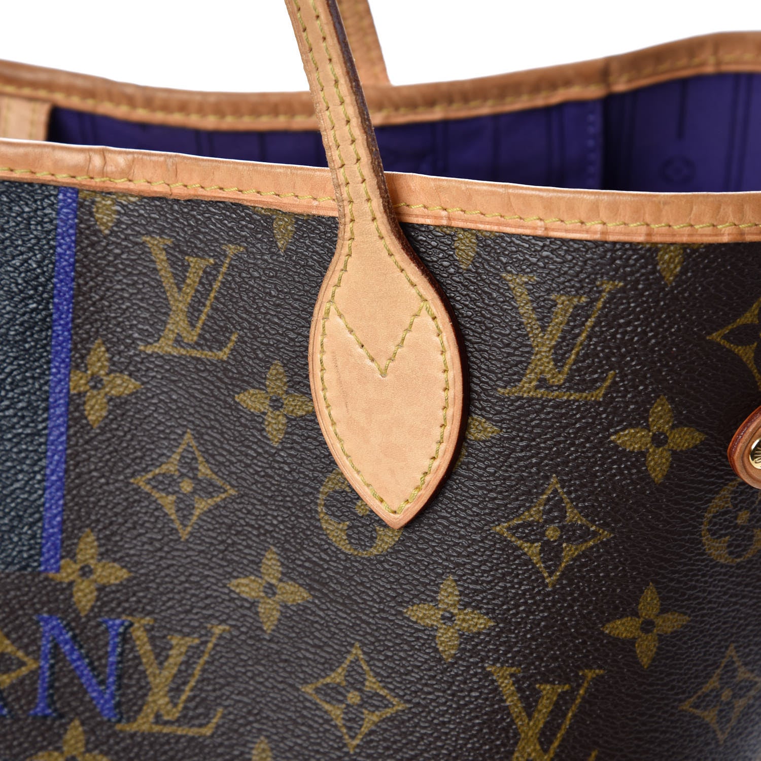 Louis Vuitton Monogram My LV Heritage Neverfull MM Voilet Black 17 of 21
