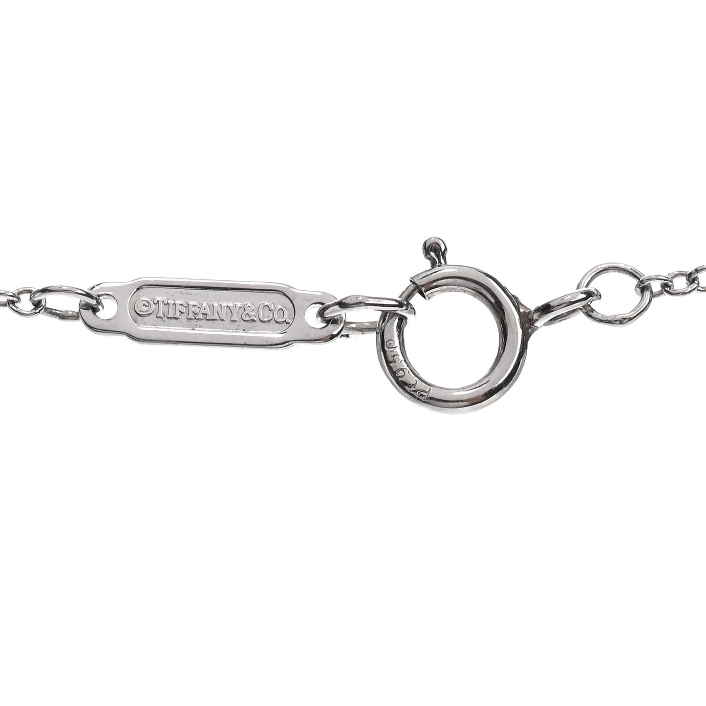 Platinum Diamond Schlumberger Lynn Pendant Necklace