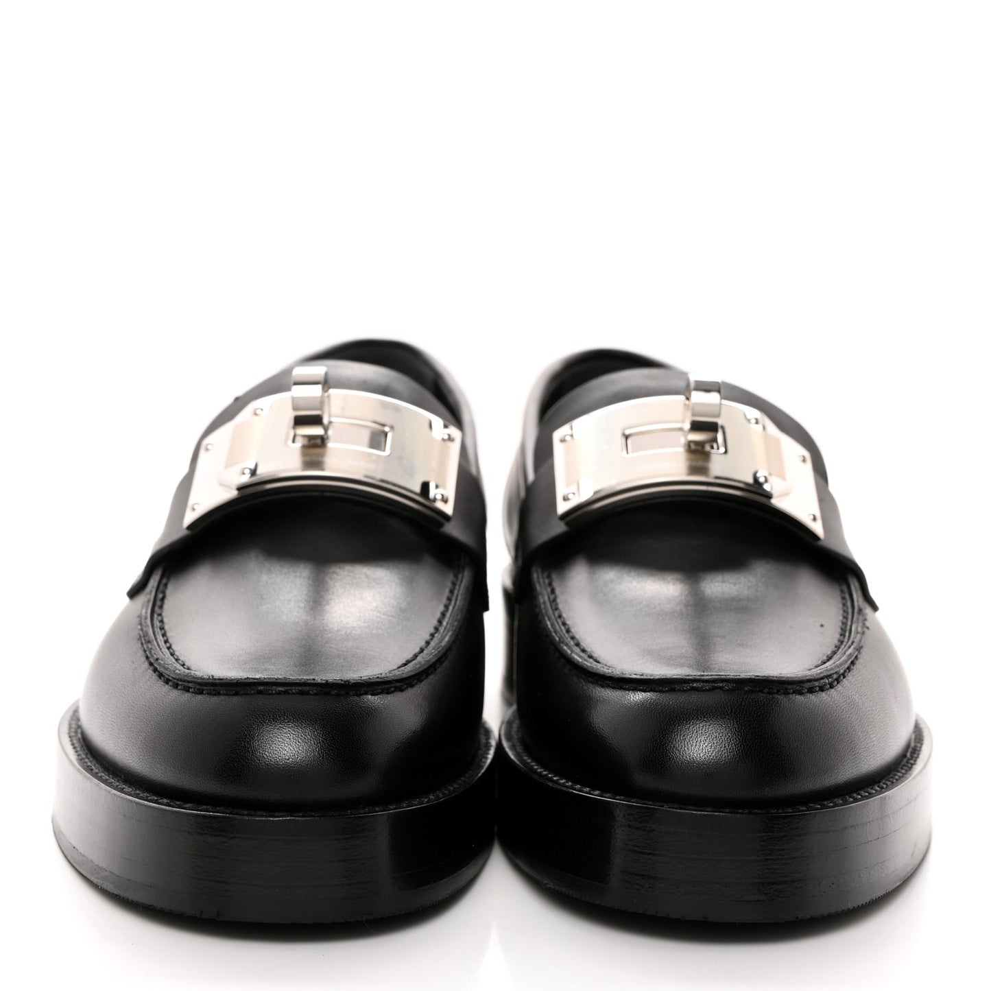 Calfskin Womens Hot Loafer 37 Black