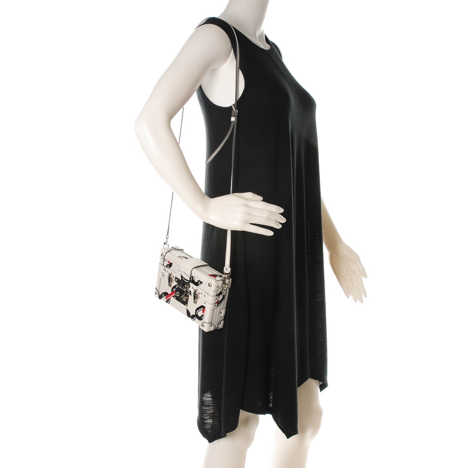 Louis Vuitton Epi Petite Malle White 2 of 7