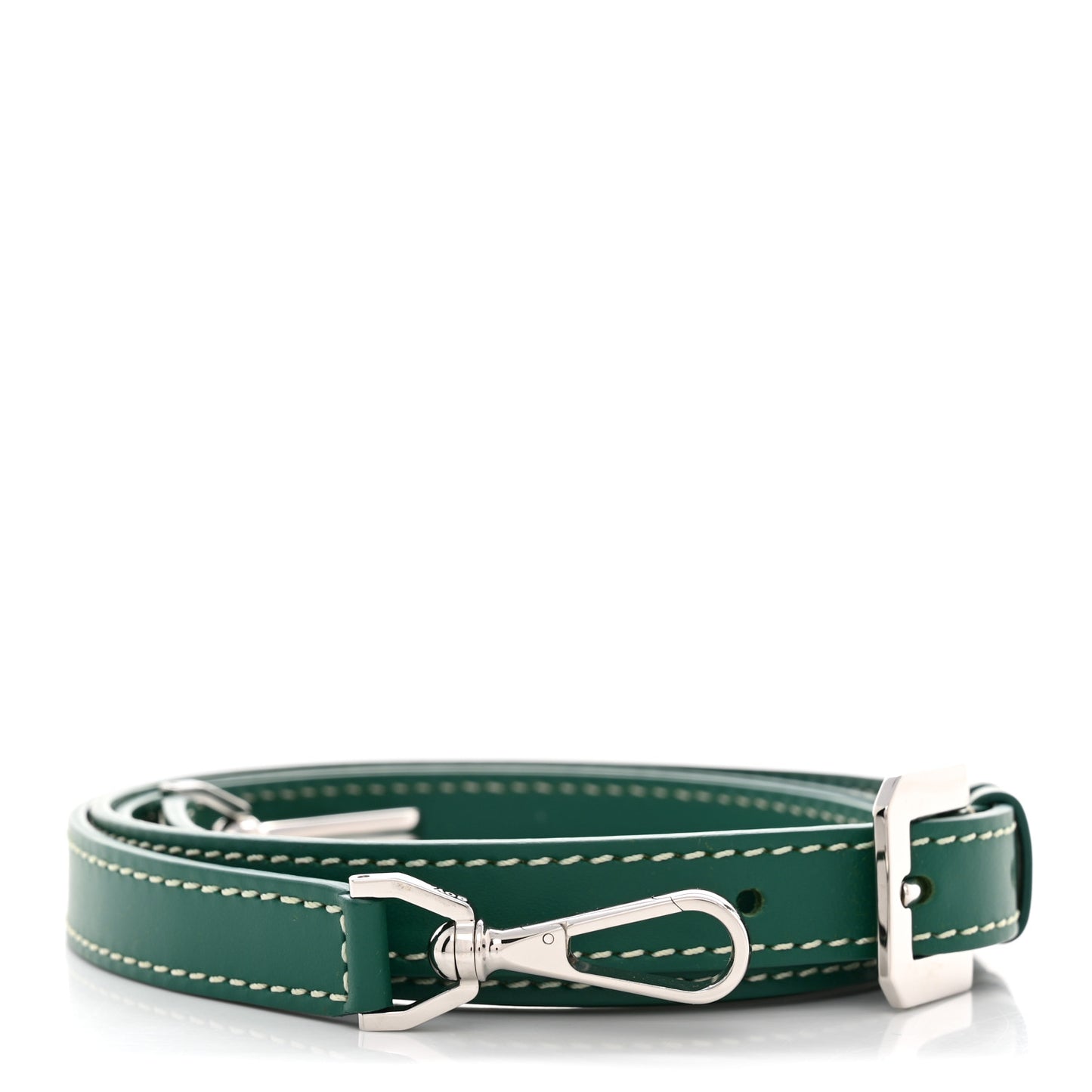 Calfskin Adjustable Shoulder Strap Green