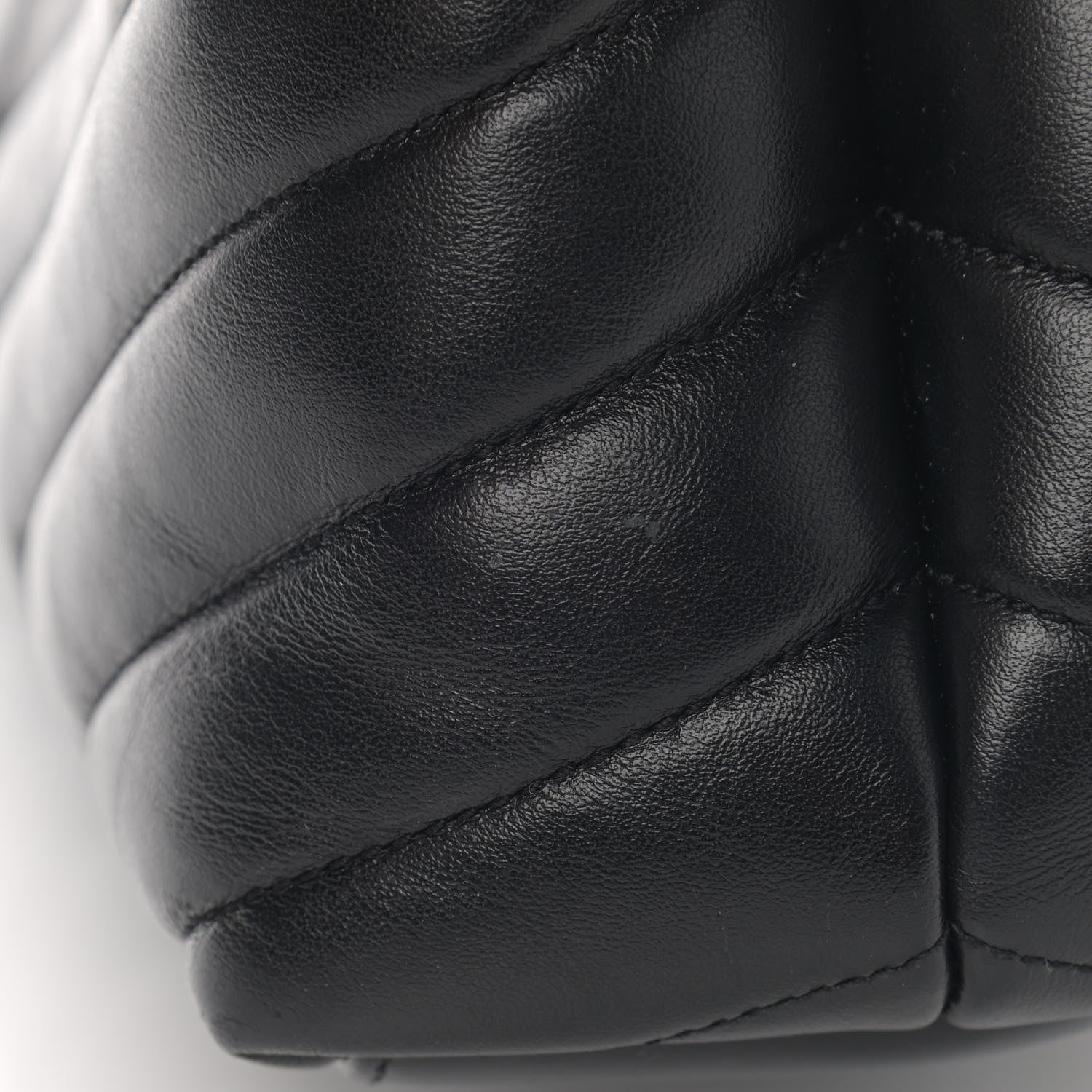 Saint Laurent Calfskin Y Quilted Monogram Medium Loulou Chain Satchel Black 13 of 13