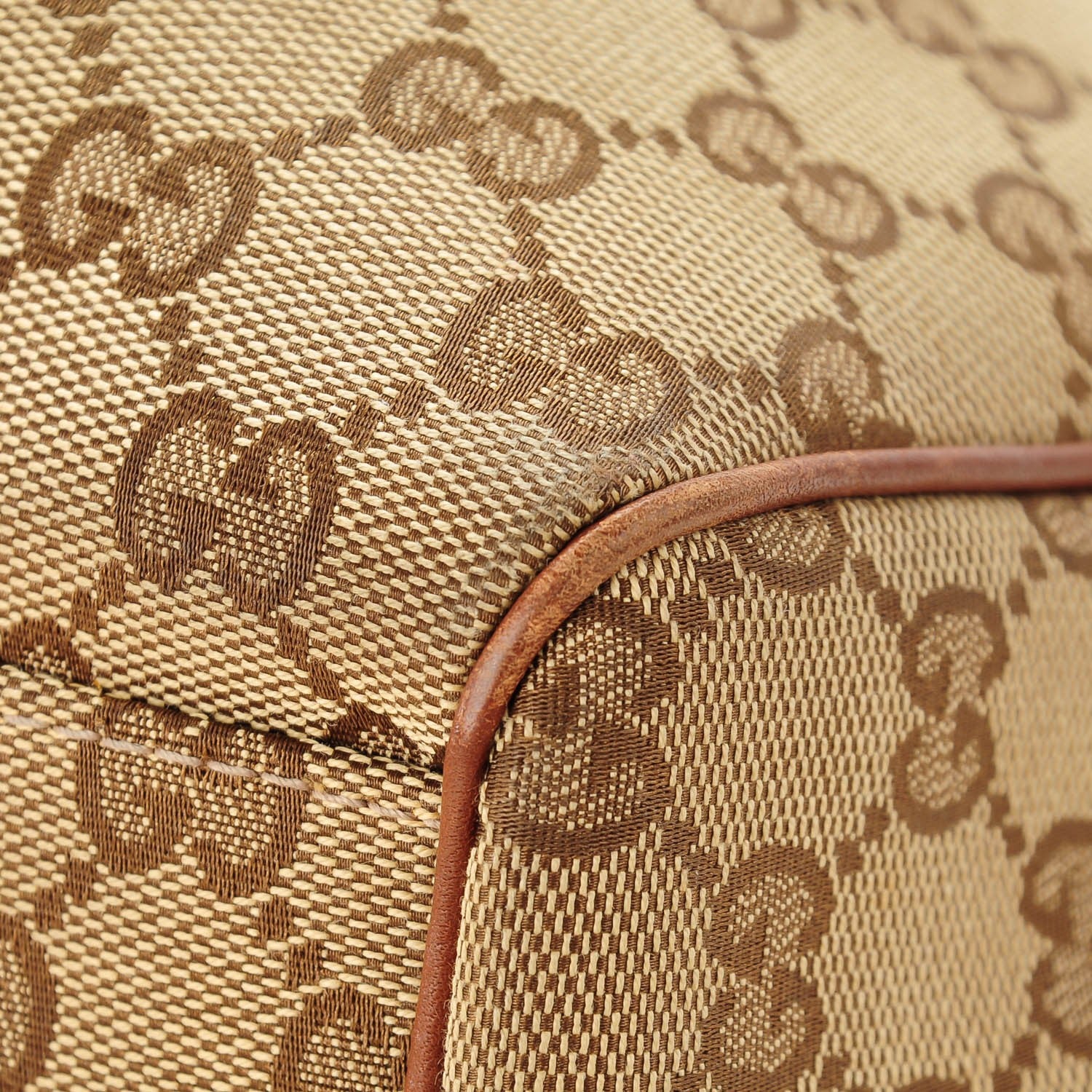 Gucci Monogram Medium Sukey Tote Brown 10 of 14