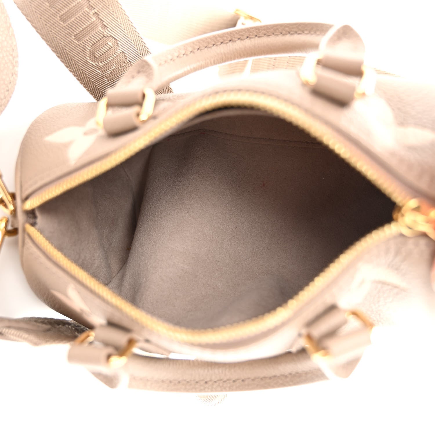 Louis Vuitton Empreinte Monogram Giant Papillon BB Tourterelle Cream 5 of 9