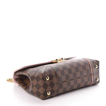 Louis Vuitton Damier Ebene Caissa Clutch Rose Ballerine 4 of 10