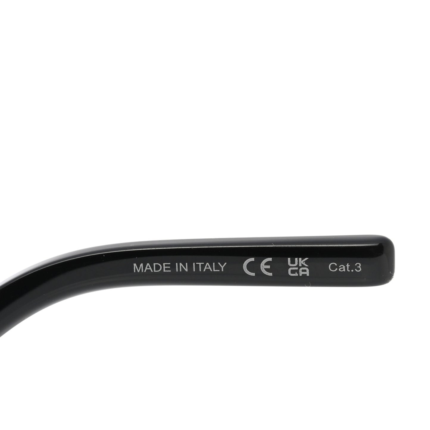 Mica SL 276 Acetate Cat Eye Sunglasses Black