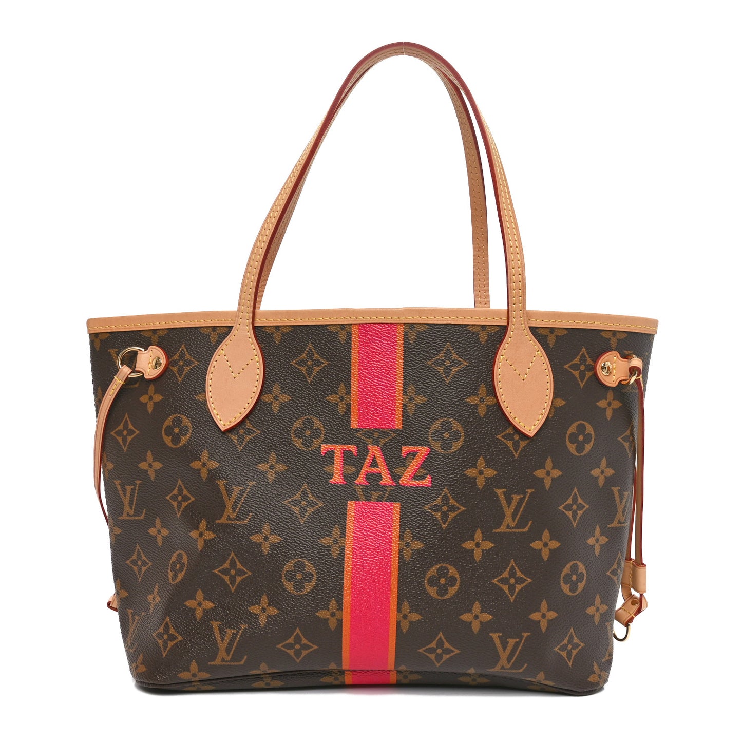 Monogram My LV Heritage Neverfull PM Fuchsia Orange