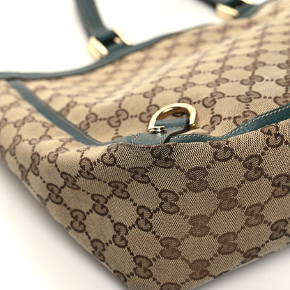 Gucci Monogram Large Abbey Tote Green 11 of 13